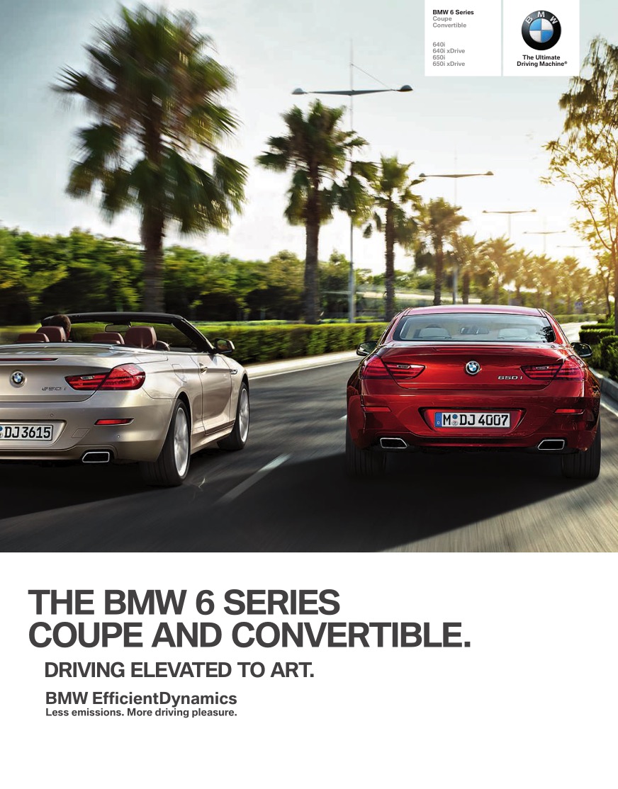 2014 BMW 6-Series Brochure